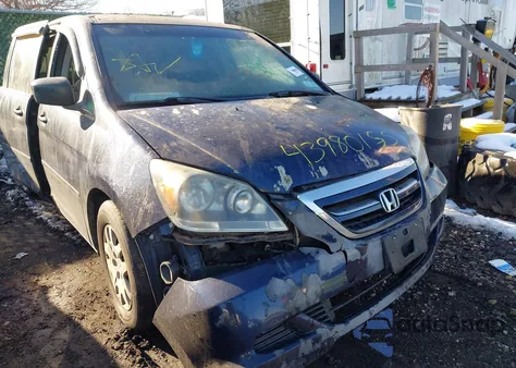 2007 Honda Odyssey Lx z USA, uszkodzony, nr VIN 5FNRL38237B082713